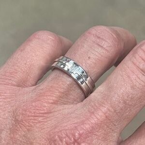 Tiffany & Co. Sterling Silver Band 7.5
